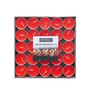 MISTIQUE Teelichter - 25er Pack, Langanhaltend &amp; Duftend