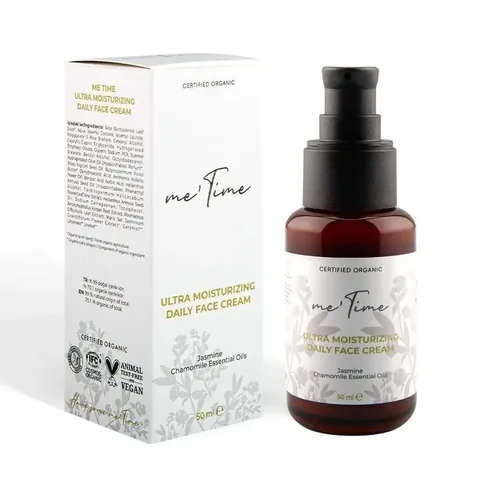Me Time Organic Moisturizing Daily Face Care Cream 50 ml