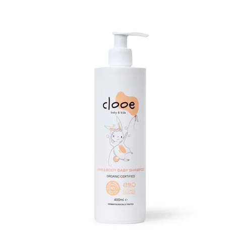 Clooe Bio Babyshampoo 400ml - Sanft, Augensicher, Natürlich