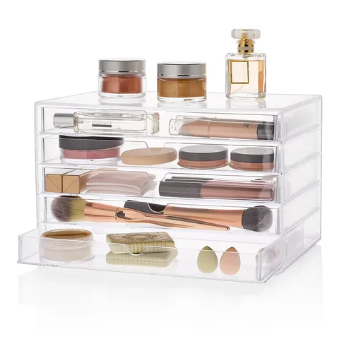 Esda Five Drawer Makeup Organizer
