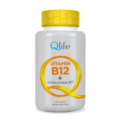 Клифф Витамин B12 60 капсул от Qlife