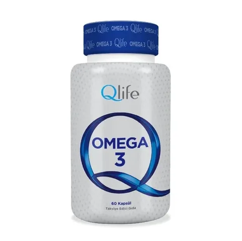 Qlife Omega 3 Nahrungsergänzungsmittel - 60 Kapseln
