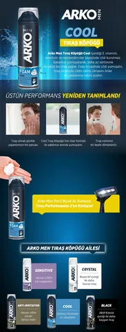 Arko Men Shaving Foam Cool 200 ml