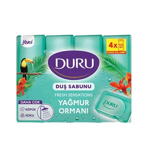 Duru Solid Soap Fresh Sensations Rain Freshness 4x150 gr
