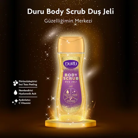 Duru Body Scrub Shower Gel Gold 450 ml