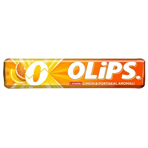 Olips Zitronen- und Orangenaroma Bonbon-Sticks - 28g