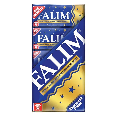 Falim zuckerfreier Mastix-Kaugummi 5er-Pack