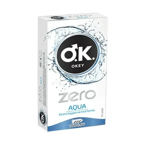 Okey Zero Aqua Extra Gleitfähige Dünne Kondome