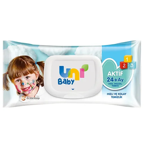 Уни Бэби Активные Влажные Салфетки 72 шт от Uni Baby