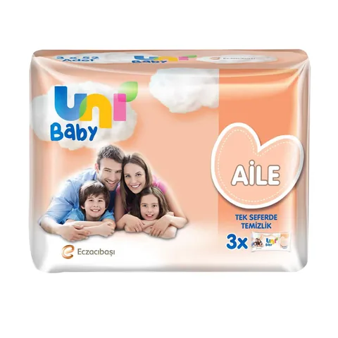 Uni Baby Aile Islak Mendil 3x52 Adet