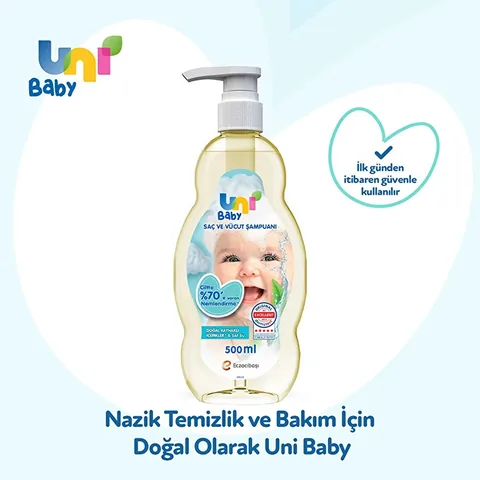 Uni Baby Hair And Body Shampoo 500 ml