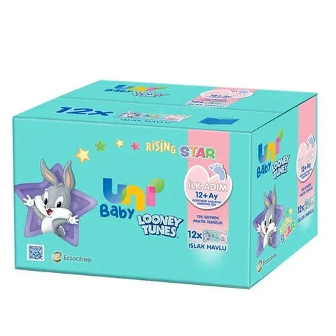 Uni Baby First Step Feuchttücher 12er Pack