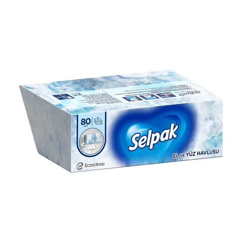 Selpak Hygienetücher für Hände und Gesicht 80 Stück