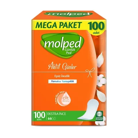 Molped فوط مولبيد أكتيف دايز اليومية، 100 قطعة