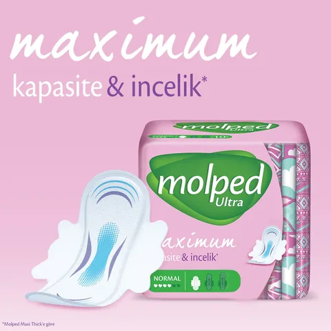 Molped Ultra Anatomical Long Pad 8 pack