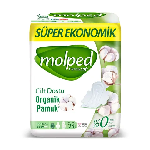 Molped Pure &amp; Soft Super Eco Normal 24 pcs