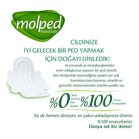 Molped Pure &amp; Soft Super Eco Night 16's