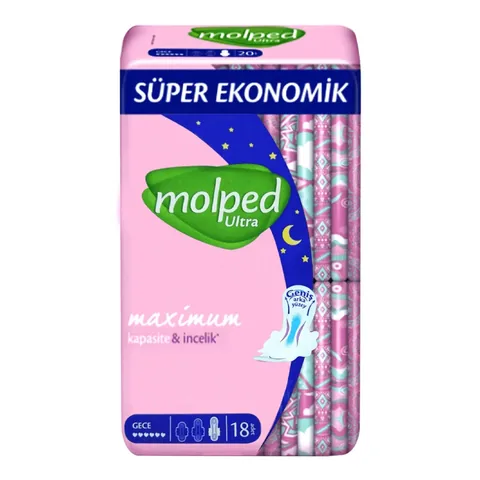 Molped Ultra Dry Nachtbinden 16 Stück