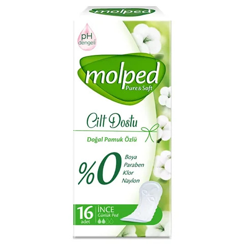 Molped Pure & Soft Tagesbinde - 16 Stück