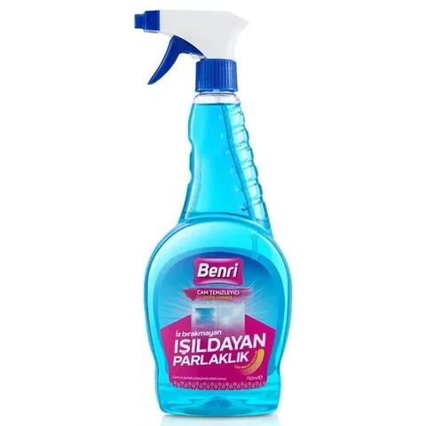 Benri Glasreiniger 750 ml - Streifenfreier Glanz für alle Oberflächen