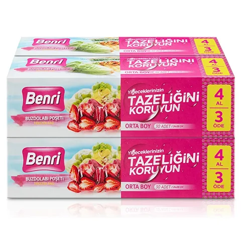 Benri Refrigerator Bag Medium Size 4 x30