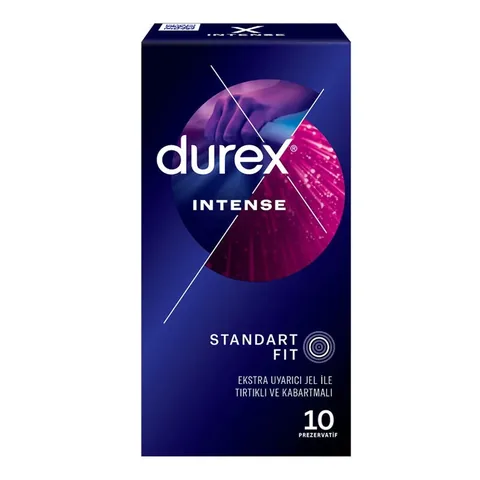 Durex واقيات ذكرية ديوركس إنتنس، 10 قطع