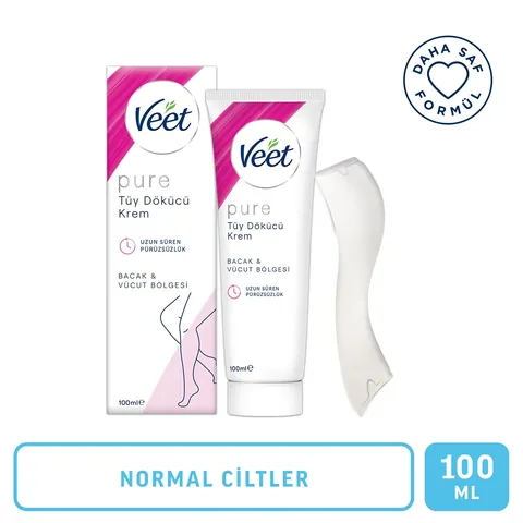 Veet Pure Hair Removal Cream Normal Skin 100 ml