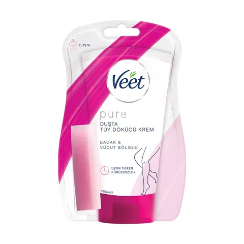 Veet كريم فيت بيور لإزالة الشعر أثناء الاستحمام للبشرة العادية 150 مل