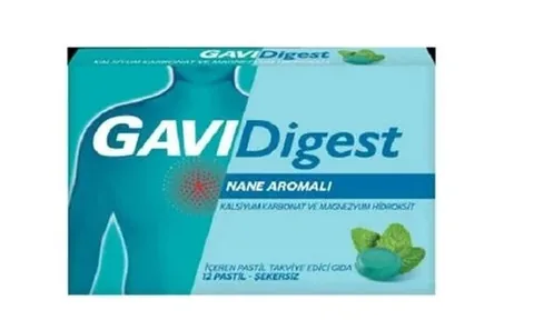 Gavidigest zuckerfreie Minzpastillen - 12 Stück