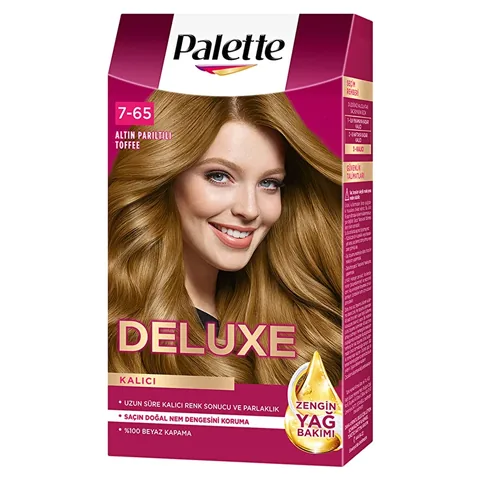 Palette Deluxe Haarfarbe 7-65 Goldschimmer Toffee - Langanhaltender Glanz