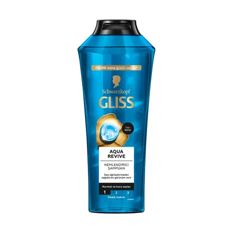 Gliss Aqua Revive Moisturizing Shampoo With Hyaluron And Seaweed Extract 500 ml
