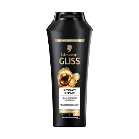 Gliss Ultimate Repair Shampoo mit Keratin & Perlenextrakt 400ml