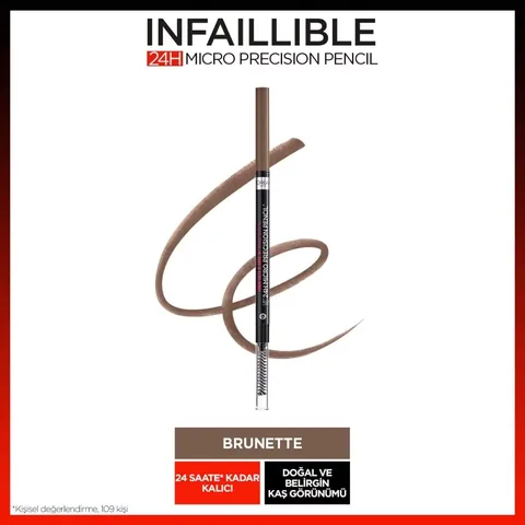 L'Oréal Paris Infaillible 24 h Micro Precision Eyebrow Pencil Brunette