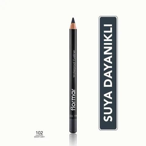 Flormar Waterproof Eyeliner 102 smoky Gray