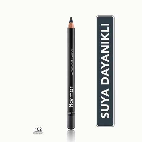 Flormar Waterproof Eyeliner 102 smoky Gray