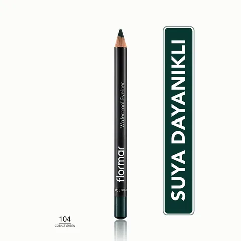 Flormar Wasserfester Eyeliner 104 Kobaltgrün