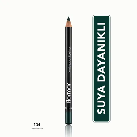 Flormar Wasserfester Eyeliner 104 Kobaltgrün
