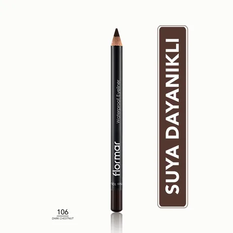 Flormar Wasserfester Eyeliner 106 Dunkelbraun