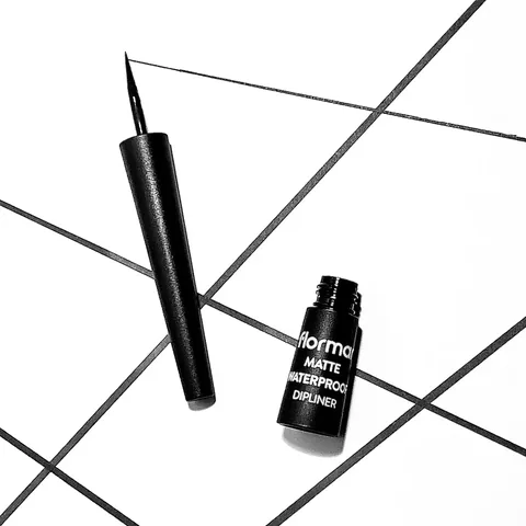 Flormar Matte Waterproof Intense Pigmented And Matte Finish Dipliner 001 black