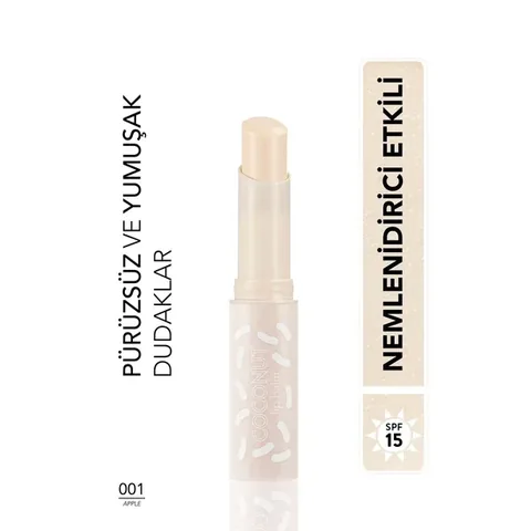 Flormar Apfel Lippenbalsam - Feuchtigkeitsspendende getönte Lippenpflege