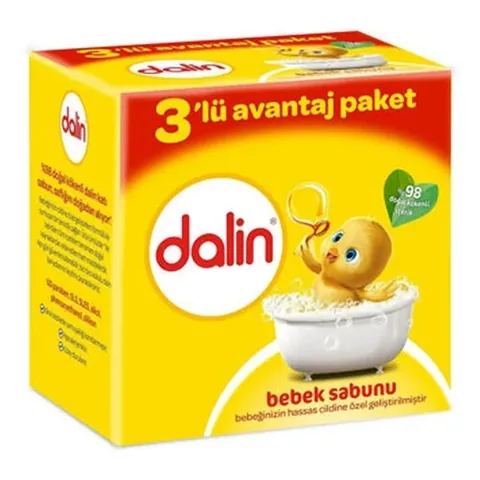 Детское мыло Dalin для чувствительной кожи 3 упаковки