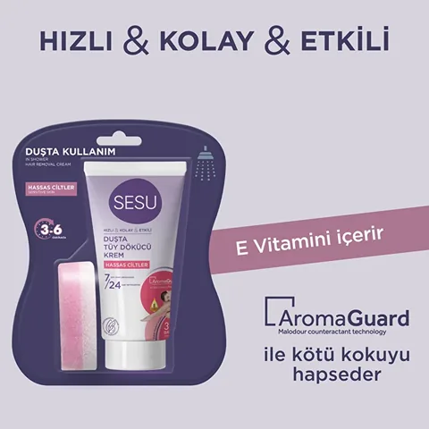 Sesu Sensitive Shower Hair Removal Cream 150 ml