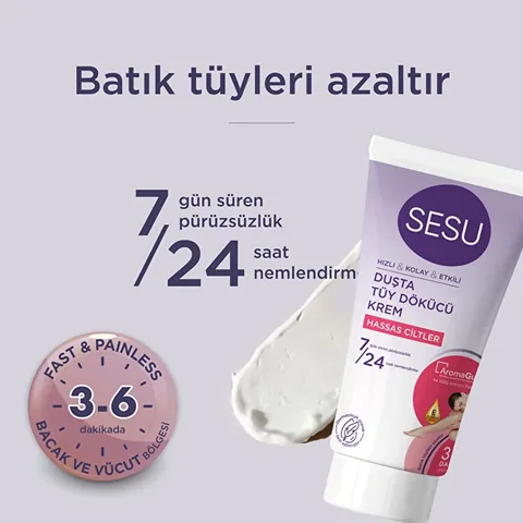 Sesu Sensitive Shower Hair Removal Cream 150 ml
