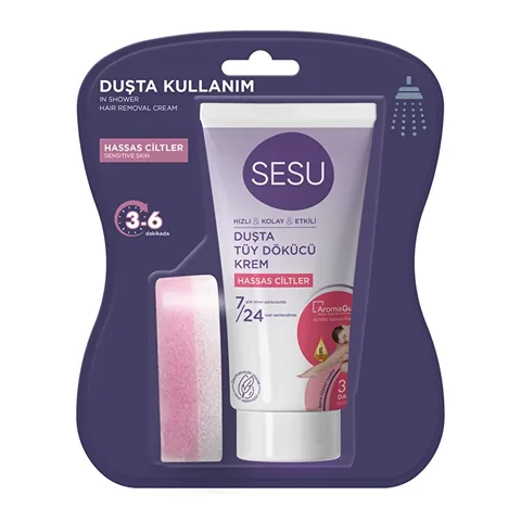 Sesu Sensitive Dusch-Haarentfernungscreme 150 ml