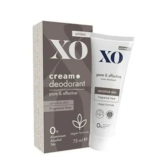 XO Cream Deodorant 75ml - Vegan, Aluminum-Free, Unisex
