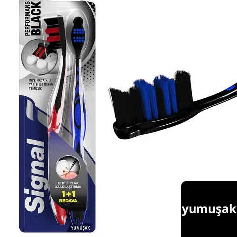 Signal Performance Black Zahnbürste 1+1