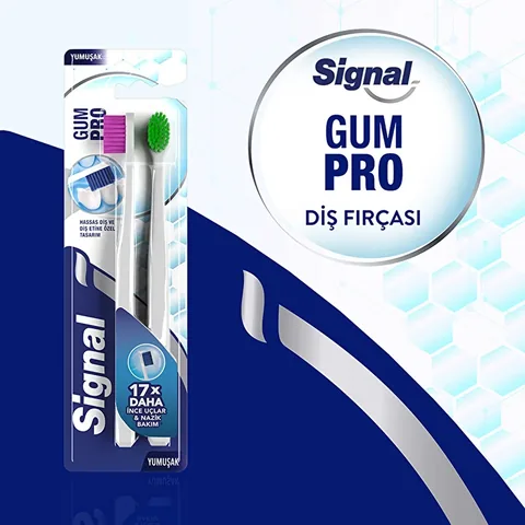 Signal Toothbrush Gum Pro Gentle Care Soft 1+1