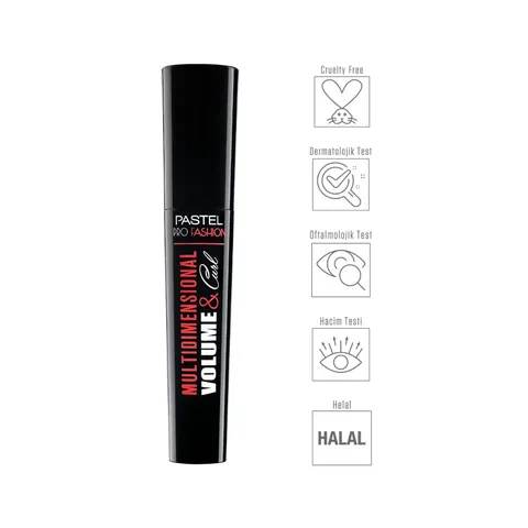 Pastel Profashion Multidimensional Volume&amp;curl Mascara