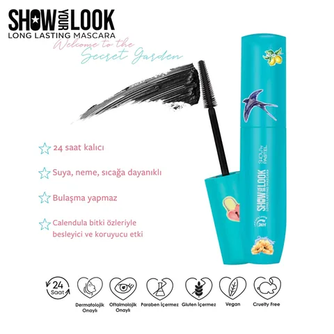 Show By Pastel Show Your Look 24 h Long Lasting Volume Mascara Secret Garden