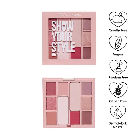 Набор теней для век Show By Pastel Rosy